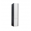 Шкаф-колонна Ronda 32х33х139 см, белый глянец/антрацит, правый, подвесной монтаж, система push-to-open