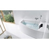 Акриловая ванна Hall Angular 150х100 см, левая, асимметричная