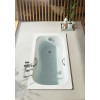 Стальная ванна Princess-N 170х75 см, со звукоизоляцией, с отв. для ручек, толщина 2.4мм, антискользящее покр.