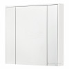 Зеркало Ronda 80х78 см, шкаф, белый матовый, с подсветкой