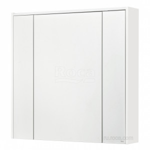 Зеркало Ronda 80х78 см, шкаф, белый матовый, с подсветкой