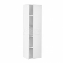 Шкаф-колонна Etna 45,5х30,6х160 см, белый глянец, зеркальная дверца, реверсивная установка двери, подвесной монтаж
